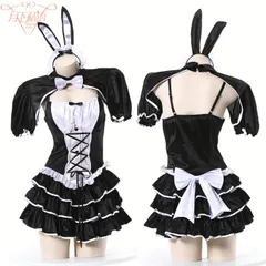 バニーガール コスプレフリル スカート 可愛い イベント パーティー 仮装 余興 学園祭 コスチューム