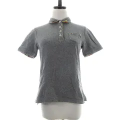 アーノルドパーマー Arnold Palmer ポロシャツ 半袖 ステンカラー コットン 薄手 ワンポイント 2 グレー トップス /BT