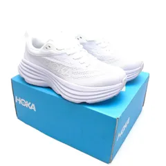 [ホカオネオネ] HOKA BONDI 8 陸上/ランニング ランニングシューズ ボンダイ 8 ワイド ランニング ロード マラソン ランシュー 厚底 ワイドタイプ 男女兼用 ホワイト 送料無料