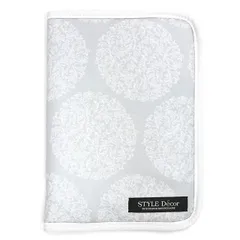 COLORFUL CANDY STYLE 新品   マルチケース 母子手帳ケース ファスナータイプ マルチケース フルール グレー ブーケ シンプル マルチケース 母子手帳ケース カバー ブランド ファスナー おしゃれ 二人用 2人用 大きめ お薬手帳ケース