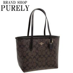 コーチ バッグ レディース COACH トートバッグ シグネチャー ミニ シティ トート CN733 IMAA8 ブラウン×ブラック
