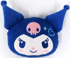 【中古】バッグ 6.クロミ フェイス形ポーチ 「サンリオ当りくじ クロミ当りくじ」