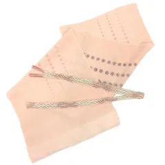 全国送料無料 京やQ710 正絹 夏の帯締め 夏の帯揚げ 2点セット 単衣・夏用 和装小物 帯揚げ帯締めセット 和小物2点組 絽 羅 高級手組 手組みひも 羅の帯締め 伝統工芸品 日本製 絹100％ 夏用 夏物 絽の帯揚げ 横絽 水玉文様 ドット柄