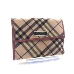未使用保管品✨バーバリーブルーレーベル 長財布 ノバチェック ロゴ金具 ベージュ バーバリーブルーレーベル BURBERRY BLUE LABEL ノバチェック 長