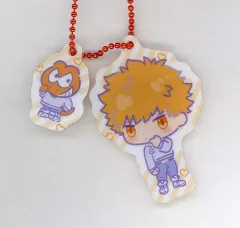 【中古】キーホルダー 國神錬介×ウィアーダイナソアーズ! 「ブルーロック×サンリオキャラクターズ PremiumShop ツインアクリルキーホルダー ミニキャラver.」