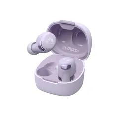 【特価商品】JVCケンウッド Victor HA-A30T2-V ワイヤレスイヤホン Bluetooth Ver.5.3 ノイズキャンセリング アプリ対応 マルチポイント 合計27時間再生 マイク付き 小型 軽量 外音取り込み 防水 パープルのサムネイル