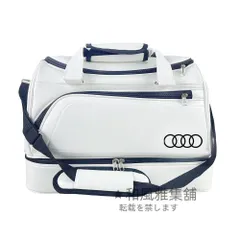 アウディ ゴルフ ボストンバッグ【ホワイト】 アウディ ゴルフ ボストンバッグ【ホワイト】新品！ - メルカリ