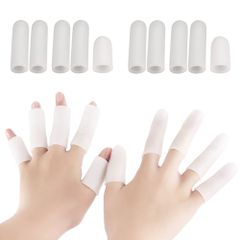 指サポーター シリコン 指サック 大小10個セット  ヘバーデン結節 指関節サポーター 手荒れ あかぎれ 左右兼用