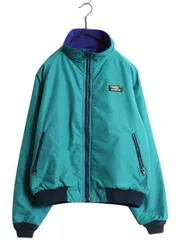 【お得なクーポン配布中!】 90s エルエルビーン ナイロン ウォームアップ ジャケット レディース M メンズ S 程 古着 LLBEAN オールド フリース ライナー付き ブルゾン