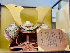 【出世兜】龍の金属彫刻 兜 侍 鎧 こどもの日 金が際立つセッティング♪ 名門武久龍頭兜。｜江戸唐音