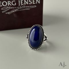 希少Georg Jensen #11A リング サファイア 北欧 ヴィンテージ - メルカリ