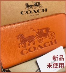 COACH コーチ 新品 長財布 ブラック メンズ レディース 財布 黒 083