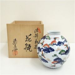 未使用】皇室御用達 大倉陶園 【老松】花瓶 花生 工芸品 - メルカリ