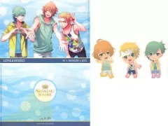 【中古】クリアファイル 藍＆那月＆翔 A4クリアファイル＆ステッカーセット 「うたの☆プリンスさまっ♪ SHINING STORE LOT」 E-3賞 SHINING STORE限定くじ