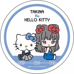 [중고] 코스터 이노우에 타키나 (미니 캐릭터) 도자기 코스터 [리콜리스 리코일×헬로키티]