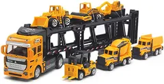 MORY TRADE morytrade キャリーカー 建設車両 ミニカー 6台付き 6+(建設車両セット)