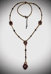 ♡アンティーク風ネックレス♡Y字デザイン