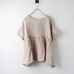 2024SS ネストローブ nest Robe リネンパナマ2wayブラウス F
