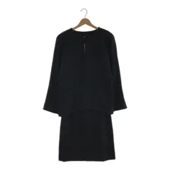 シャネル CHANEL セットアップ サイズ38 20293 ウール100％ シルク100％ 黒 服 長袖 H6609のサムネイル