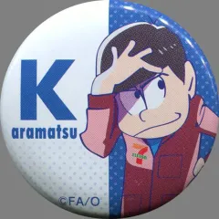 【中古】バッジ・ピンズ(キャラクター) カラ松 オリジナル缶バッジ 「セブンイレブン×おそ松さん」 対象商品購入特典