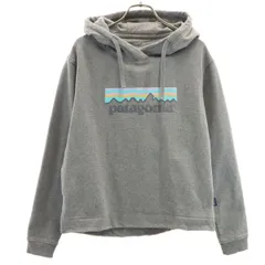 patagonia パタゴニア 長袖 スウェットパーカー S グレー 39557 プルオーバー アウトドア レディース 古着