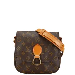    中古 ルイヴィトン バッグ モノグラム ミニ サンクルー 斜め掛け ショルダー M51244 PVC レザー ABランク ブラウン レディース LOUIS VUITTON 【送料無料】【西神店】