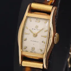 稼動 セイコー 5174 シルバー文字盤 アンティーク べっ甲 レディース腕時計 OGH 2000000 NSK