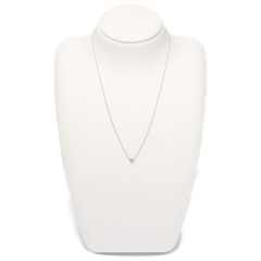 スタージュエリー/STAR JEWELRY　ミステリアス ハート ネックレス　K18WG　ホワイトゴールド【中古】　L-158228
