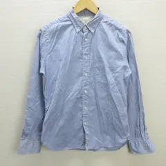 G■ユナイテッドアローズ/UNITED ARROWS B＆Y 長袖BDシャツ【L】水色/men's/94【中古】■