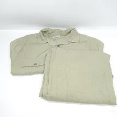 ◇ ⊂ 9090 ナインティナインティ ウエスト後ろゴム セットアップ サイズL カーキ レディース E  【1502180028793】