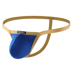 メンズ Tバック セクシー ヒモパン 綿混 伸びる ストレッチ シンプル 無地 アンダーウェア スポーティ 快適フィット 男性下着 勝負下着 大人用 黒 白 青 mt-010