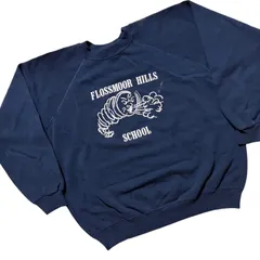 【Hanes】80s Printed Sweat Shirt Large