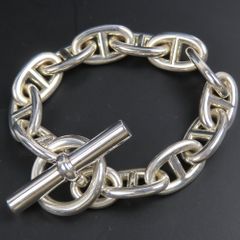 100699 HERMES エルメス シェーヌダンクル TGM バングル 110g  アクセサリー ブレスレット
