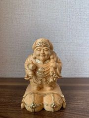 木製 福の神 仏像 約10cm - メルカリ