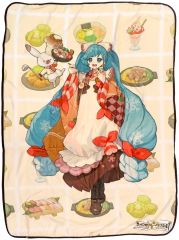 [중고] 안아 베개 커버·시트·블랭킷 하츠네 미쿠 프리미엄 담요 “SNOW MIKU 2024” [하츠네 미쿠시리즈]