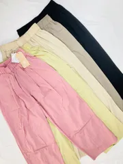 【あなただけのコーデ】新品 レディース パンツ シンプル ボトムス ゆったり ファッション レディース 30代 40代 50代 カジュアル 体型カバー きれいめ おでかけ おしゃれ
