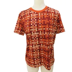 エルメスHERMES マイクロTシャツボルデュック柄リボン柄42 新品