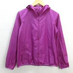 G■ユニクロ/UNIQLO ポケッタブルパーカ/086652【L】紫系/LADIES/81【中古】■