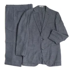 極美品◆BOGLIOLI ボリオリ ROVER 織柄 コットン×ウール シングルスーツ 上下セットアップ グレー 48 イタリア製 メンズ 正規品　r07-st30327-331のサムネイル