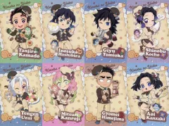 【中古】ポストカード 全8種セット ポストカード 「鬼滅の刃×ufotable Cafe×マチ★アソビCAFE バレンタイン＆ホワイトデーイベント2025 前期」 ドリンクメニュー注文特典