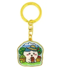 【中古】キーホルダー ハチワレ(りんご) ダイカットキーホルダー 「ちいかわ なんか小さくてかわいいやつ」 青森限定
