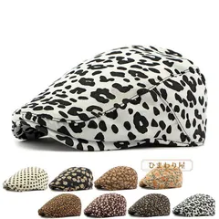 ベレー帽 ハンチング メンズ コーデュロイ キャップ 帽子 ゴルフ オシャレ 豹柄 花柄 シンプル カジュアル 暖かい サイズ調整 大人 ceqing6