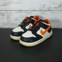 NIKE GS DUNK LOW PRM ナイキGS ダンクローPRM ハロウィン(2021) マルチカラー ブラック 黒 オレンジ ホワイト 白 13㎝ DM0717-100 L08634