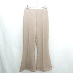 ◇ ⊇ MURUA ムルーア 後ろウエストゴム イージーパンツ サイズF ブラウン レディース E  【1501230025256】