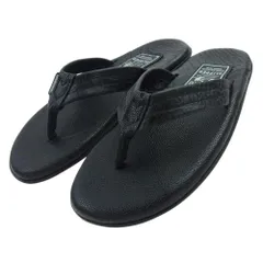 NEIGHBORHOOD ネイバーフッド サンダル 231GSISN-FW01 × ISLAND アイランド LEATHER SANDAL SLIPPER レザー サンダル スリッパ ブラック系【中古】のサムネイル
