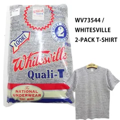 ホワイツビル 2-Pack 無地 Tシャツ WV73544 Whitesville 東洋エンタープライズ メンズ 半袖tee tシャツ 杢グレー  正規のサムネイル