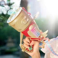 新品 未使用 原神（げんしん）白雨心弦  電動バブリングガン  道具 Genshin Impact シグウィン モチーフ武器 cospaly 装備品 道具 コスプレ用 学園祭 撮影 誕生日プレゼント
