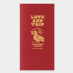 数量限定　デザインフィル　トラベラーズノート　リフィル　LOVE AND TRIP　14492-006
