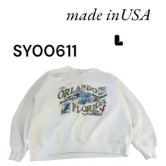 USA製　ORLANDO FLORIDA古着プリントスウェットトレーナーL  SY00611のサムネイル