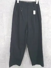 ◇ FREAK'S STORE フリークスストア ワイド タック パンツ サイズS ブラック レディース 【1002800927081】